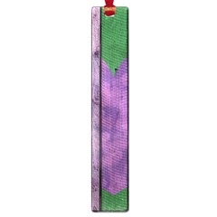 Wood Wall Heart Purple Green Large Book Marks by snowwhitegirl