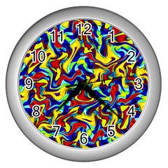 Ml 109 Wall Clock (silver) by ArtworkByPatrick