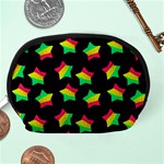 Ombre Glitter Pink Green Star Pat Accessory Pouch (Medium) Back