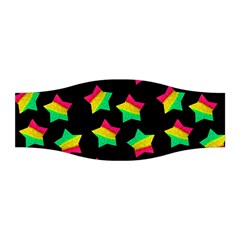 Ombre Glitter Pink Green Star Pat Stretchable Headband by snowwhitegirl