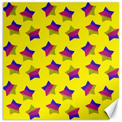 Ombre Glitter  Star Pattern Canvas 12  X 12  by snowwhitegirl