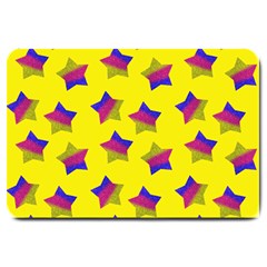 Ombre Glitter  Star Pattern Large Doormat  by snowwhitegirl