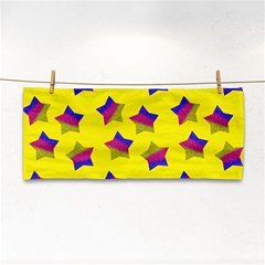 Ombre Glitter  Star Pattern Hand Towel by snowwhitegirl