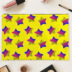 Ombre Glitter  Star Pattern Cosmetic Bag (xxl)