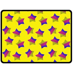 Ombre Glitter  Star Pattern Double Sided Fleece Blanket (large)  by snowwhitegirl