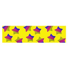 Ombre Glitter  Star Pattern Satin Scarf (oblong) by snowwhitegirl