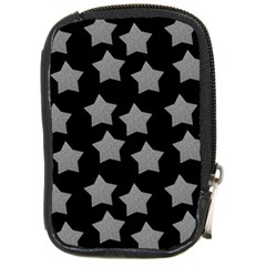 Silver Starr Black Compact Camera Leather Case by snowwhitegirl