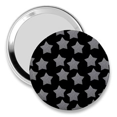 Silver Starr Black 3  Handbag Mirrors by snowwhitegirl