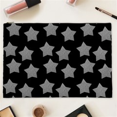 Silver Starr Black Cosmetic Bag (xxl) by snowwhitegirl