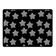 Silver Starr Black Double Sided Fleece Blanket (small)  by snowwhitegirl