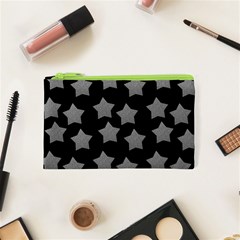 Silver Starr Black Cosmetic Bag (xs) by snowwhitegirl