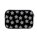 Silver Starr Black Apple MacBook Pro 13  Zipper Case Front