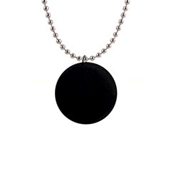 Black Glitter 1  Button Necklace by snowwhitegirl