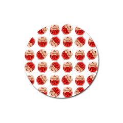 Kawaii Jam Jar Pattern Magnet 3  (round) by snowwhitegirl