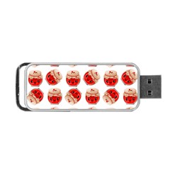 Kawaii Jam Jar Pattern Portable Usb Flash (one Side) by snowwhitegirl