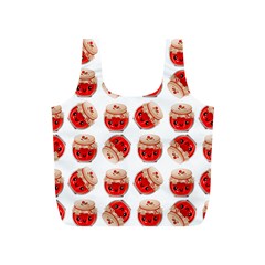 Kawaii Jam Jar Pattern Full Print Recycle Bag (s) by snowwhitegirl