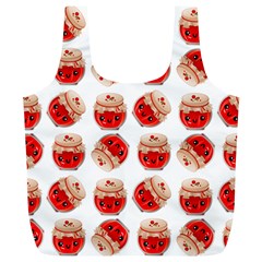 Kawaii Jam Jar Pattern Full Print Recycle Bag (xl)