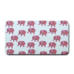 Pink Flower Elephant Medium Bar Mats by snowwhitegirl