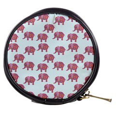 Pink Flower Elephant Mini Makeup Bag by snowwhitegirl