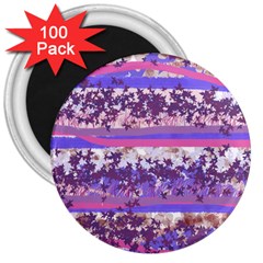 Abstract Pastel Pink Blue 3  Magnets (100 Pack) by snowwhitegirl