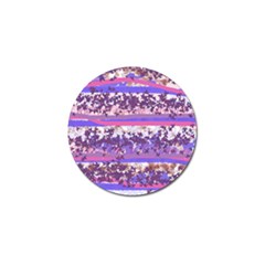 Abstract Pastel Pink Blue Golf Ball Marker (4 Pack) by snowwhitegirl