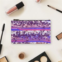 Abstract Pastel Pink Blue Cosmetic Bag (small) by snowwhitegirl