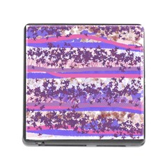 Abstract Pastel Pink Blue Memory Card Reader (square 5 Slot) by snowwhitegirl