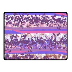 Abstract Pastel Pink Blue Fleece Blanket (small) by snowwhitegirl