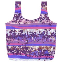 Abstract Pastel Pink Blue Full Print Recycle Bag (xl)