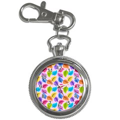 Colorful Leaves Key Chain Watches by snowwhitegirl