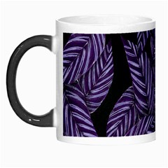 Tropical Leaves Purple Morph Mugs by snowwhitegirl