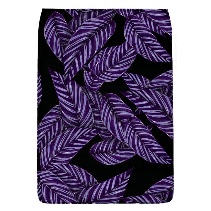 Tropical Leaves Purple Removable Flap Cover (S)