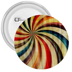 Abstract Rainbow Swirl 3  Buttons by snowwhitegirl