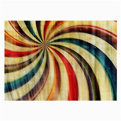 Abstract Rainbow Swirl Large Glasses Cloth (2-side) by snowwhitegirl