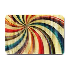 Abstract Rainbow Swirl Small Doormat  by snowwhitegirl