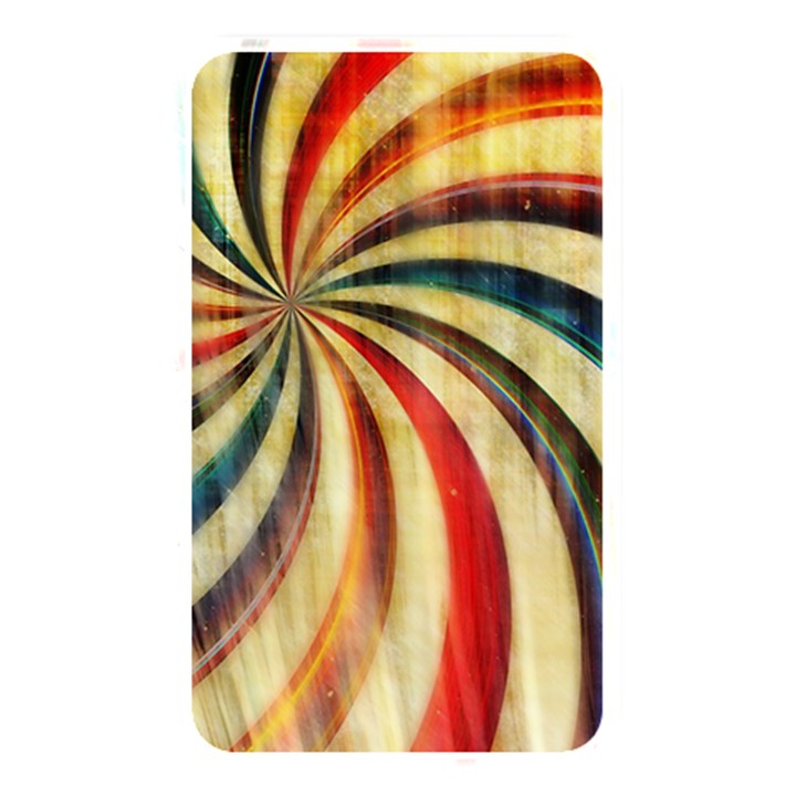 Abstract Rainbow Swirl Memory Card Reader (Rectangular)