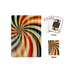 Abstract Rainbow Swirl Playing Cards (mini) by snowwhitegirl