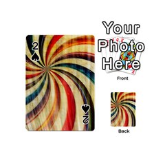 Abstract Rainbow Swirl Playing Cards 54 (mini) by snowwhitegirl