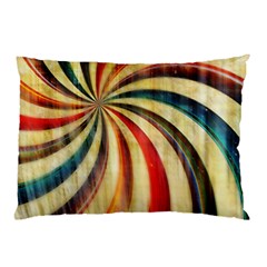 Abstract Rainbow Swirl Pillow Case (two Sides) by snowwhitegirl