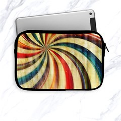 Abstract Rainbow Swirl Apple Ipad Mini Zipper Cases by snowwhitegirl