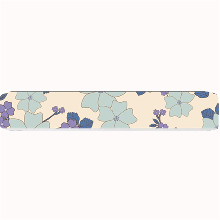 Vintage Floral Blue Pattern Small Bar Mats