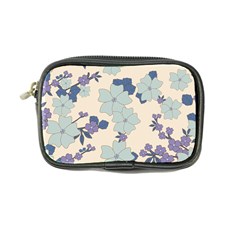 Vintage Floral Blue Pattern Coin Purse by snowwhitegirl