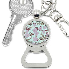 Vintage Floral Lilac Pattern Bottle Opener Key Chains by snowwhitegirl