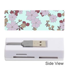 Vintage Floral Lilac Pattern Memory Card Reader (stick) by snowwhitegirl