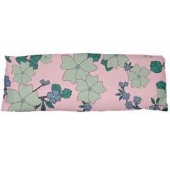 Vintage Floral Lilac Pattern Pink Body Pillow Case Dakimakura (two Sides) by snowwhitegirl