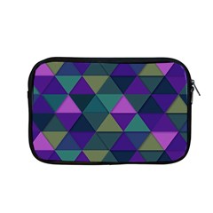 Blue Geometric Apple Macbook Pro 13  Zipper Case by snowwhitegirl