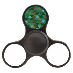 Green Geometric Finger Spinner