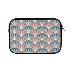 Vintage Scallop Blue Red Pattern Apple Ipad Mini Zipper Cases by snowwhitegirl