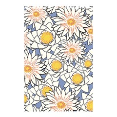 Vintage White Flowers Shower Curtain 48  X 72  (small)  by snowwhitegirl