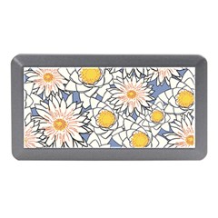 Vintage White Flowers Memory Card Reader (mini) by snowwhitegirl